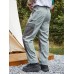 Men Colorblock Pocket Utility Ankle Length Soft Breathable Cargo Pants